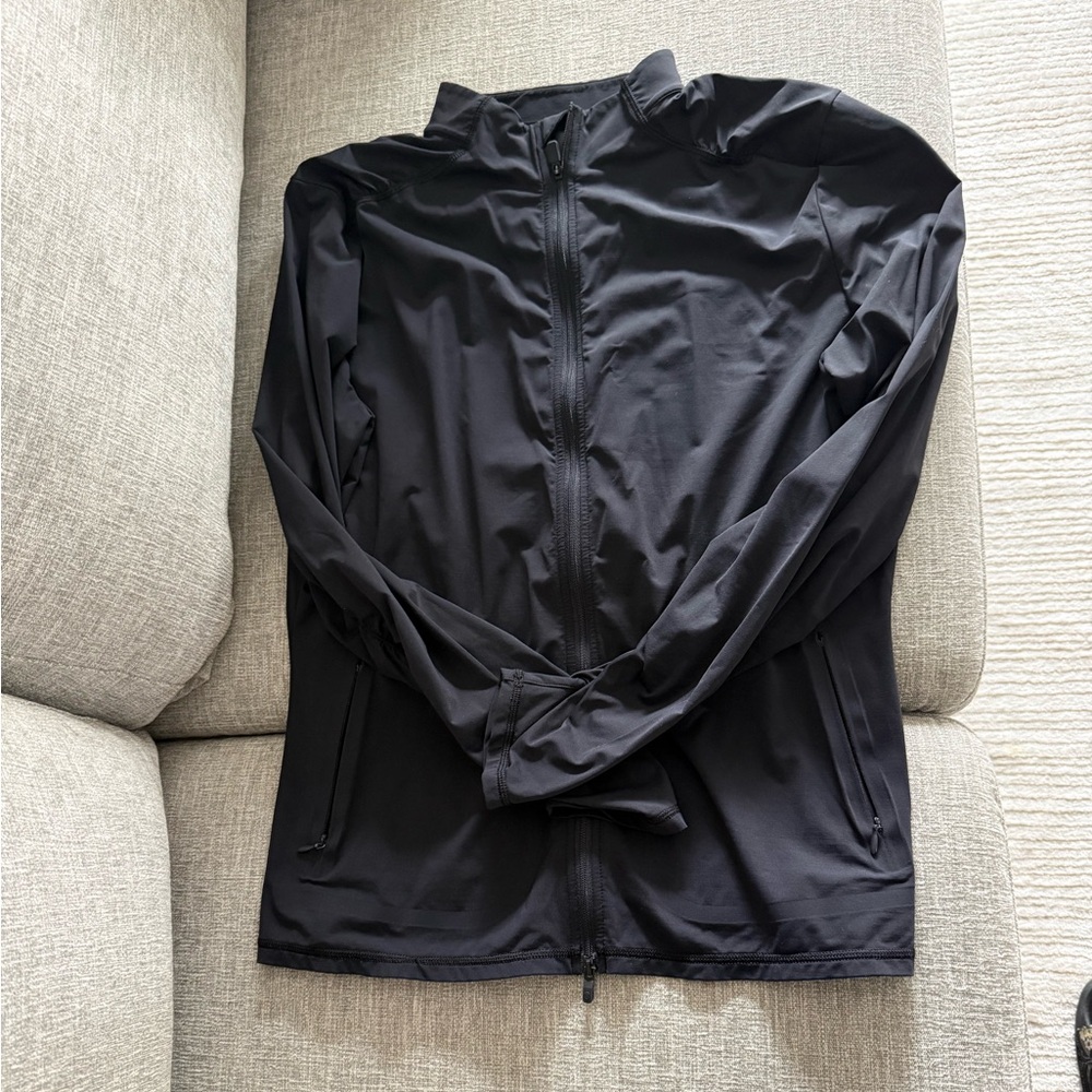 G/FORE Black Lightweight Performance Full-Zip Jacket Sz large
